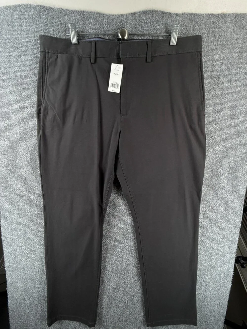 NWT Banana Republic Fulton Chino Pants Gray Men 36x30 Cotton Cotton Blend Casual